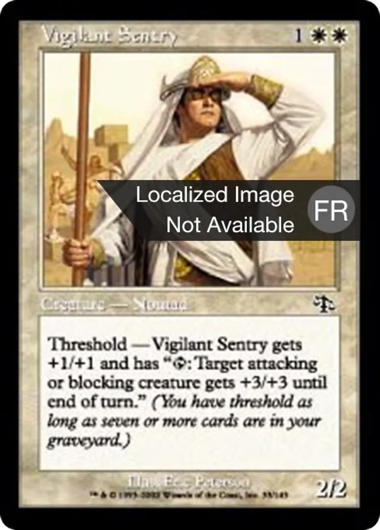 Sentinelle vigilante — Judgment — Magic: The Gathering