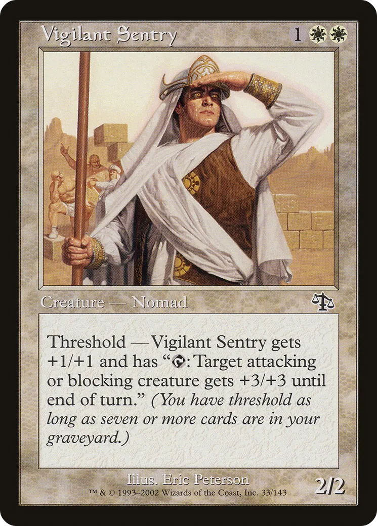 Sentinelle vigilante — Judgment — Magic: The Gathering