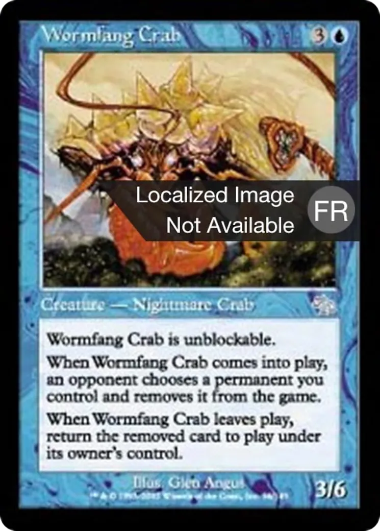 Crabe asticroc — Judgment — Magic: The Gathering