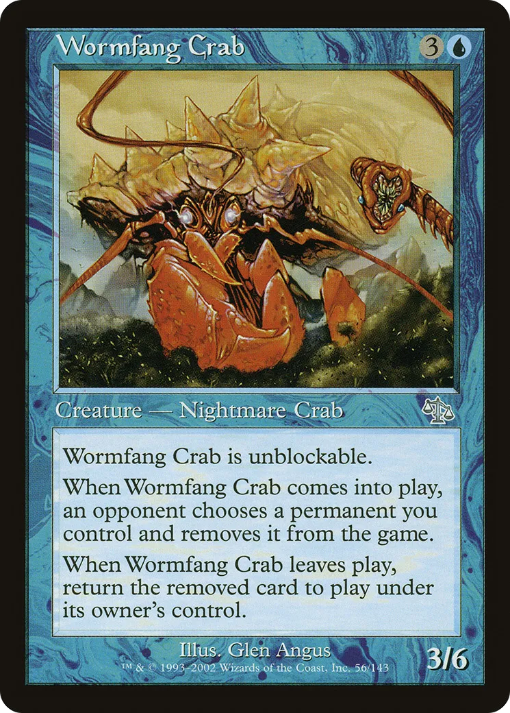 Wormfang Crab — Judgment — Magic: The Gathering