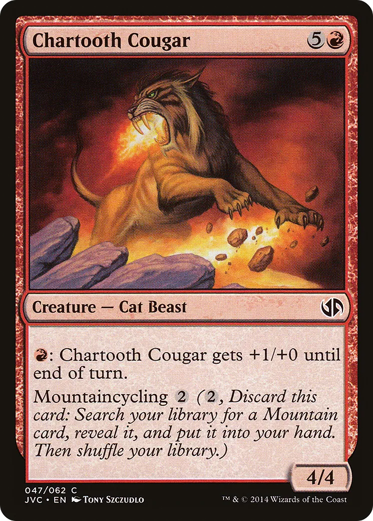 Couguar cendredent from Duel Decks Anthology: Jace vs. Chandra - Magic: The Gathering