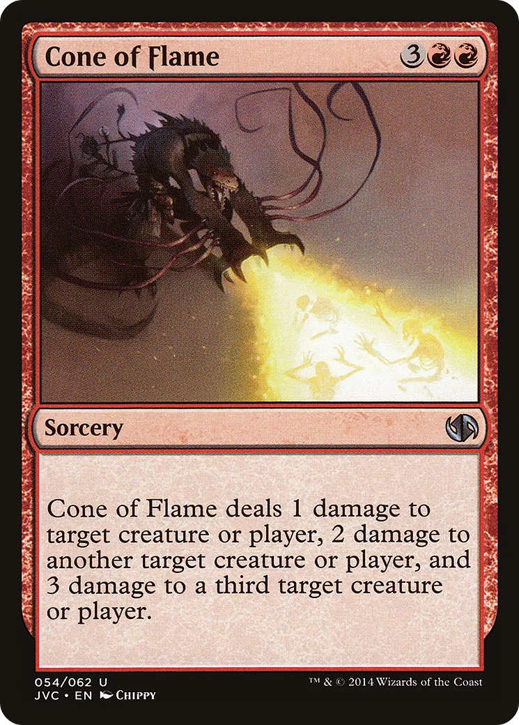 Cône de flammes — Duel Decks Anthology: Jace vs. Chandra — Magic: The Gathering