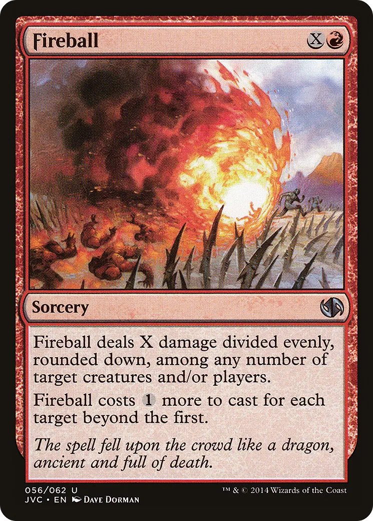 Boule de feu — Duel Decks Anthology: Jace vs. Chandra — Magic: The Gathering