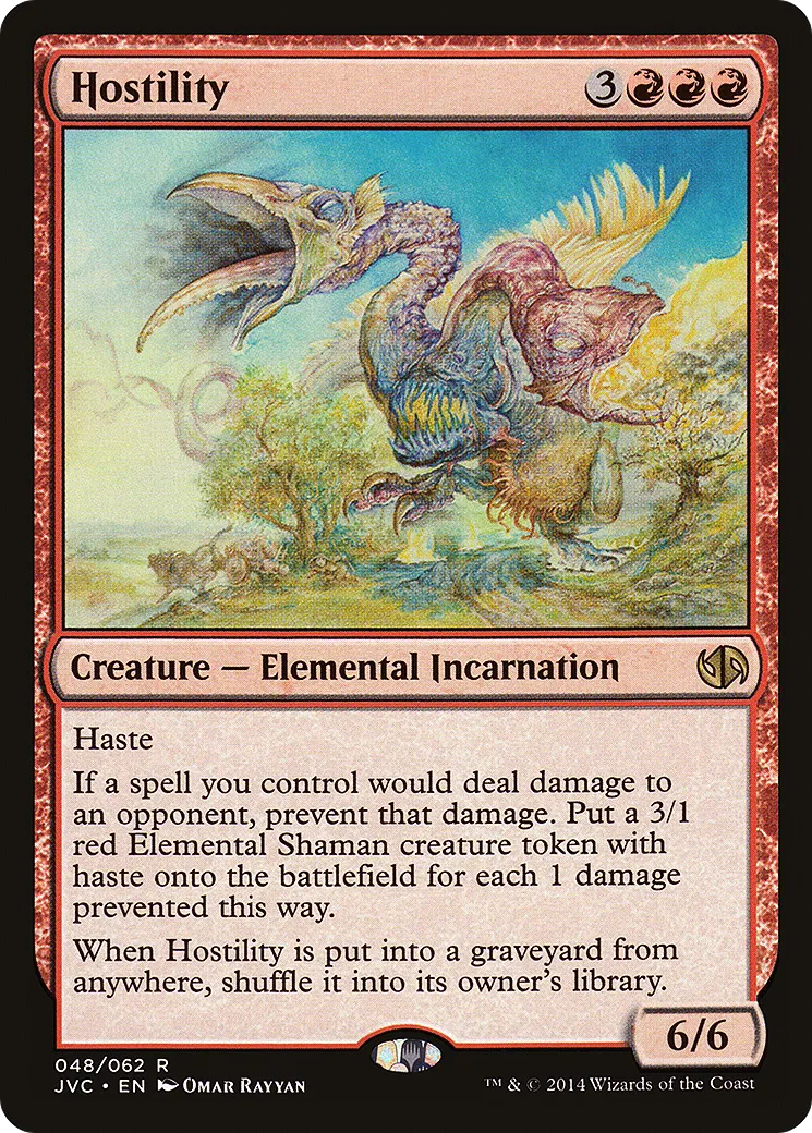 Hostilité from Duel Decks Anthology: Jace vs. Chandra - Magic: The Gathering