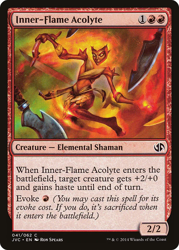 Acolyte de la Flamme intérieure — Duel Decks Anthology: Jace vs. Chandra — Magic: The Gathering