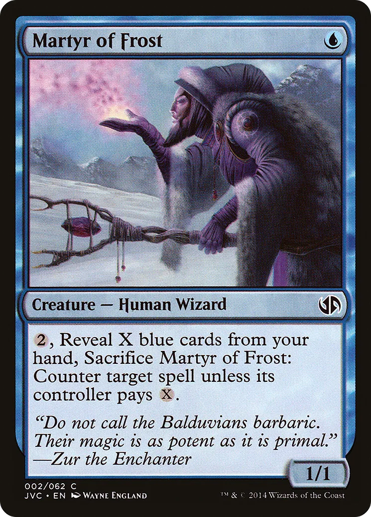 Martyr au givre — Duel Decks Anthology: Jace vs. Chandra — Magic: The Gathering