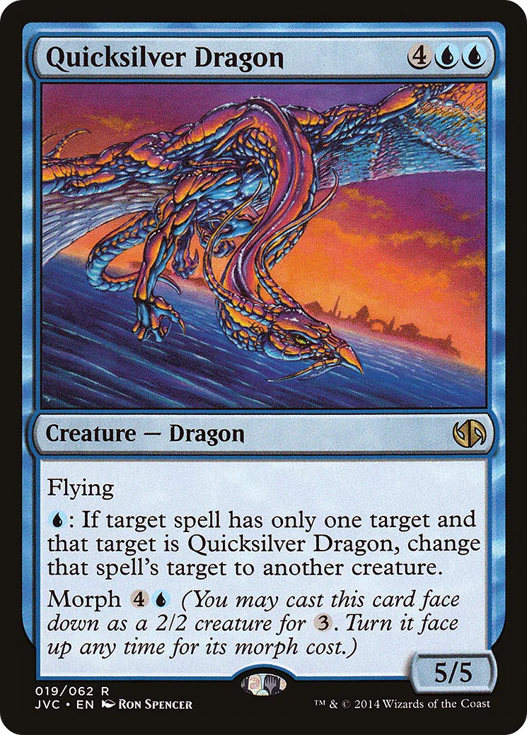 Dragon de vif-argent — Duel Decks Anthology: Jace vs. Chandra — Magic: The Gathering