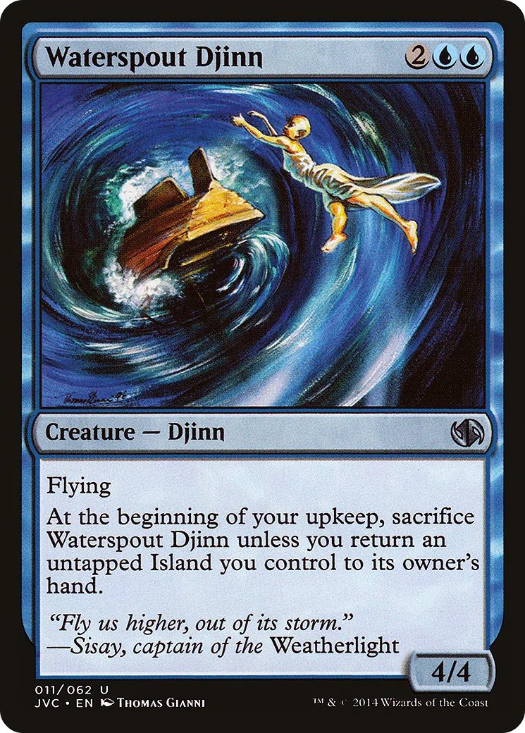 Djinn des trombes — Duel Decks Anthology: Jace vs. Chandra — Magic: The Gathering