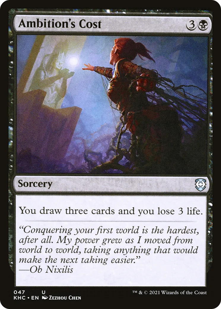 Le prix de l'ambition — Kaldheim Commander — Magic: The Gathering