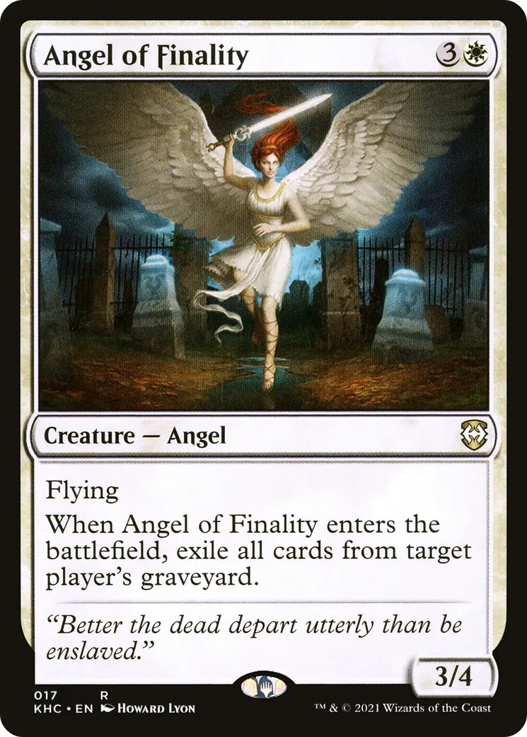 Angel of Finality — Kaldheim Commander — Magic: The Gathering
