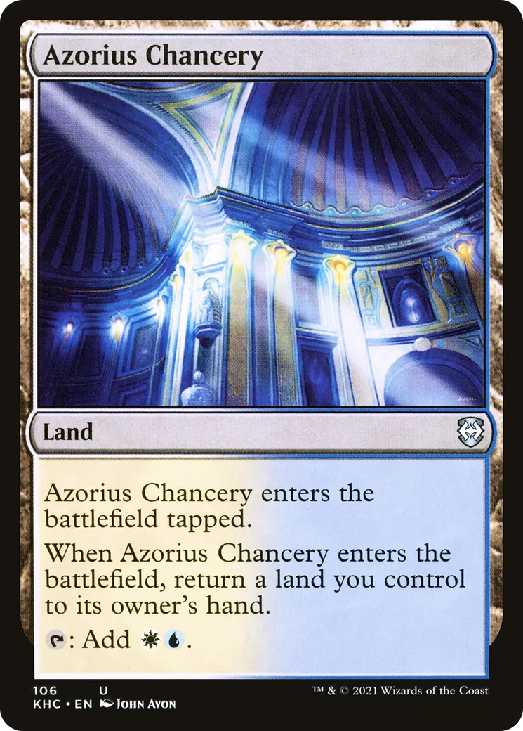 Azorius Chancery — Kaldheim Commander — Magic: The Gathering