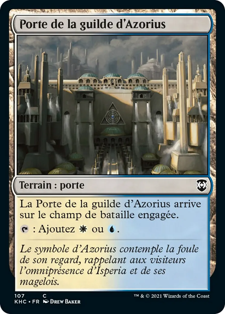 Porte de la guilde d'Azorius — Kaldheim Commander — Magic: The Gathering