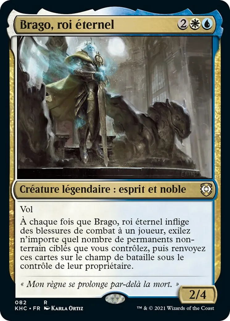 Brago, roi éternel — Kaldheim Commander — Magic: The Gathering