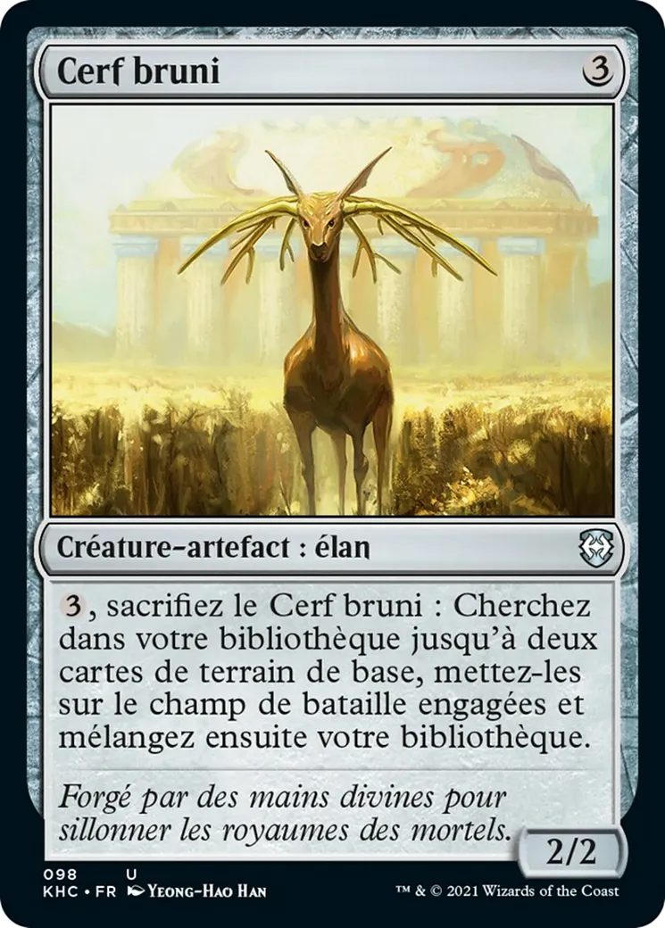 Cerf bruni — Kaldheim Commander — Magic: The Gathering