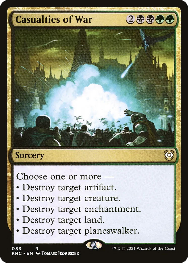 Casualties of War — Kaldheim Commander — Magic: The Gathering