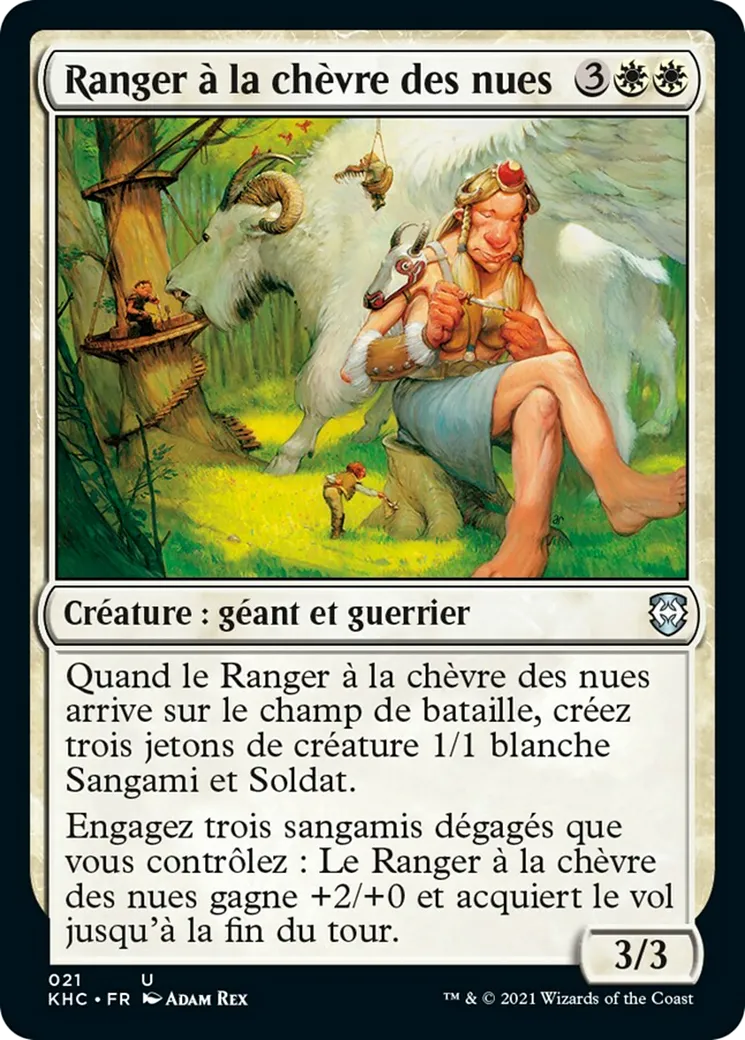 Ranger à la chèvre des nues — Kaldheim Commander — Magic: The Gathering
