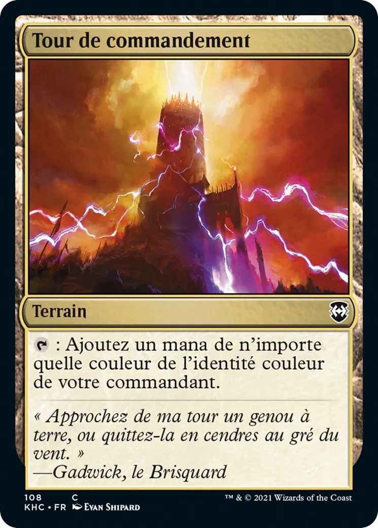 Tour de commandement — Kaldheim Commander — Magic: The Gathering