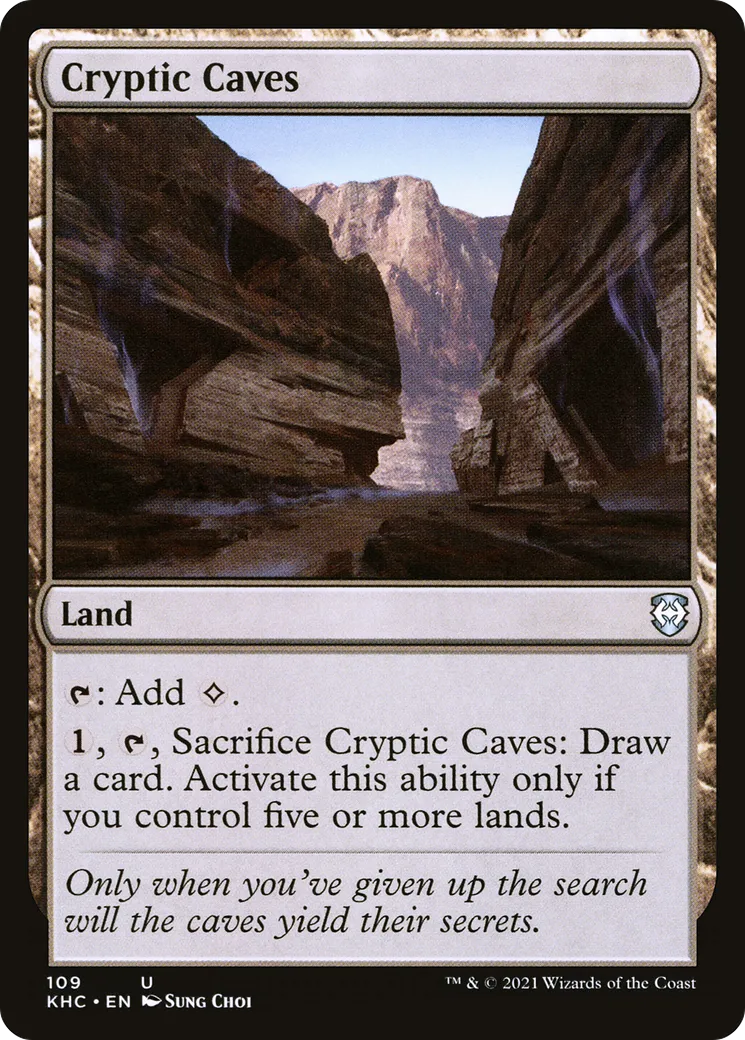 Cryptic Caves — Kaldheim Commander — Magic: The Gathering