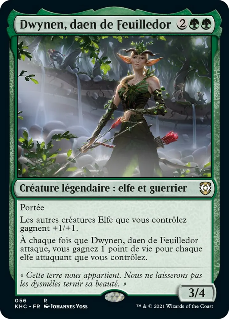Dwynen, daen de Feuilledor — Kaldheim Commander — Magic: The Gathering