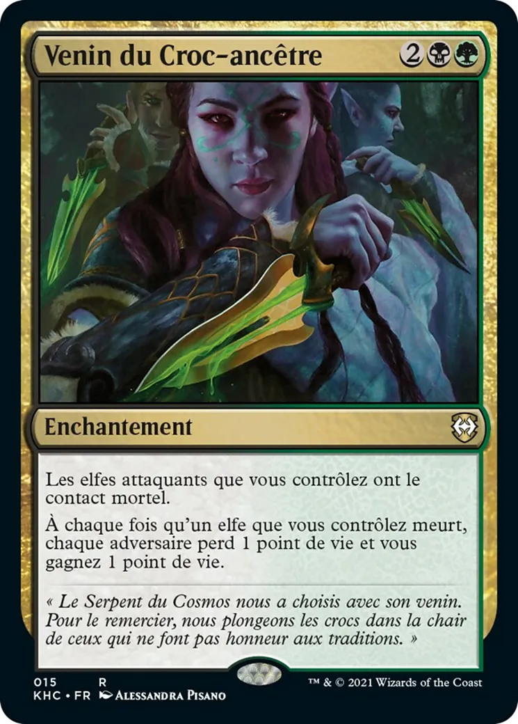 Venin du Croc-ancêtre — Kaldheim Commander — Magic: The Gathering