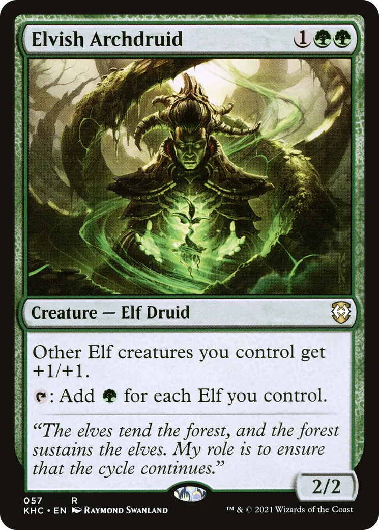 Elvish Archdruid — Kaldheim Commander — Magic: The Gathering