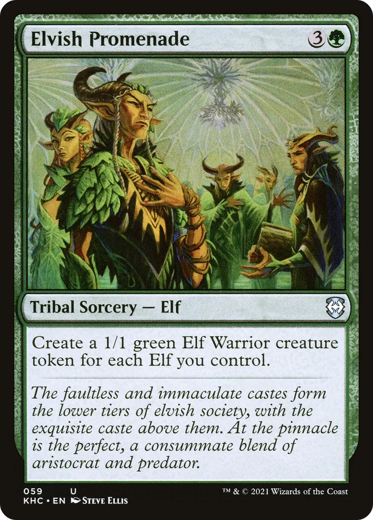 Elvish Promenade — Kaldheim Commander — Magic: The Gathering