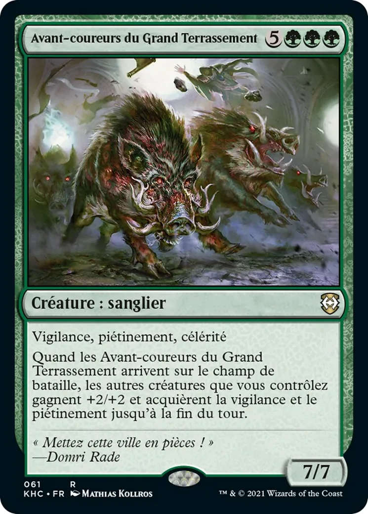 Avant-coureurs du Grand Terrassement — Kaldheim Commander — Magic: The Gathering