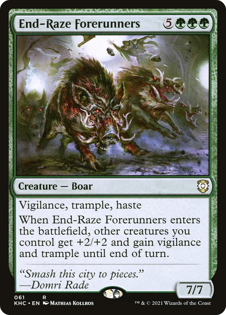 Avant-coureurs du Grand Terrassement — Kaldheim Commander — Magic: The Gathering