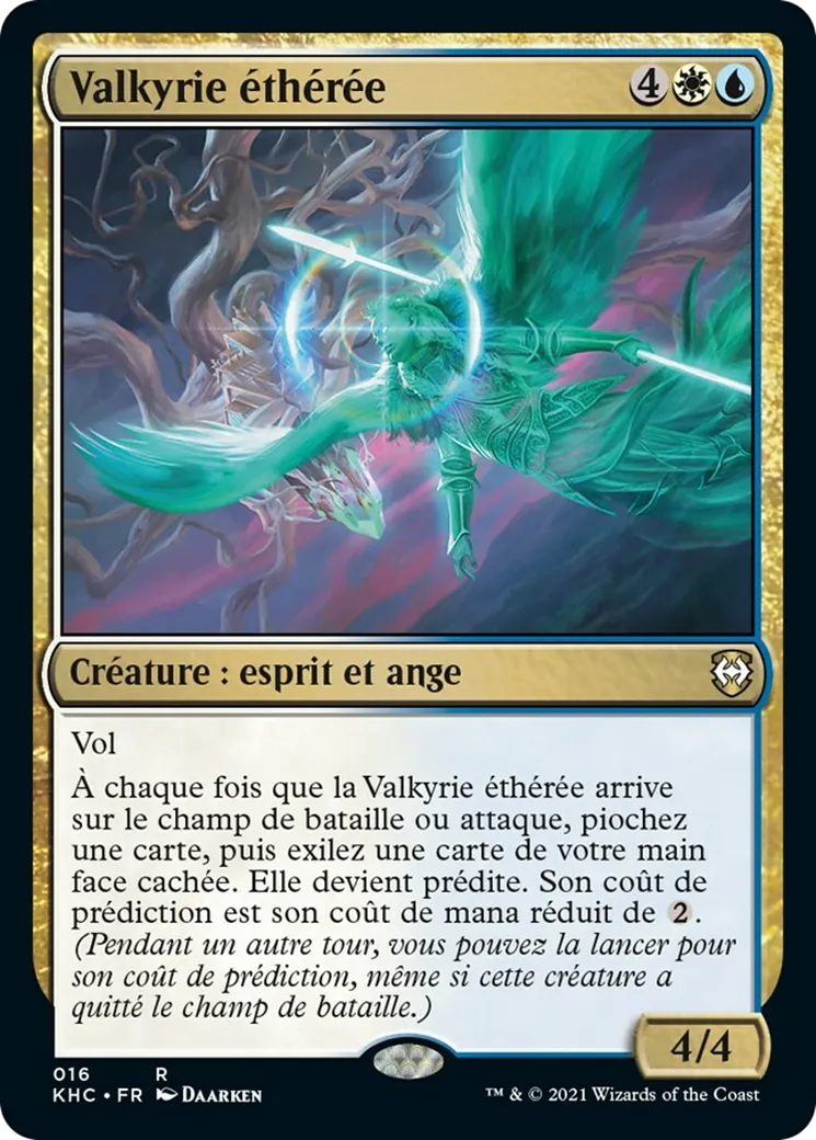 Valkyrie éthérée — Kaldheim Commander — Magic: The Gathering