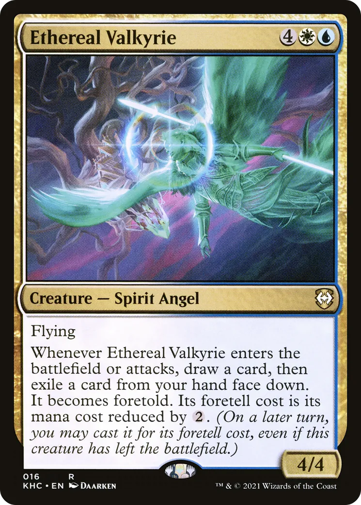 Ethereal Valkyrie — Kaldheim Commander — Magic: The Gathering