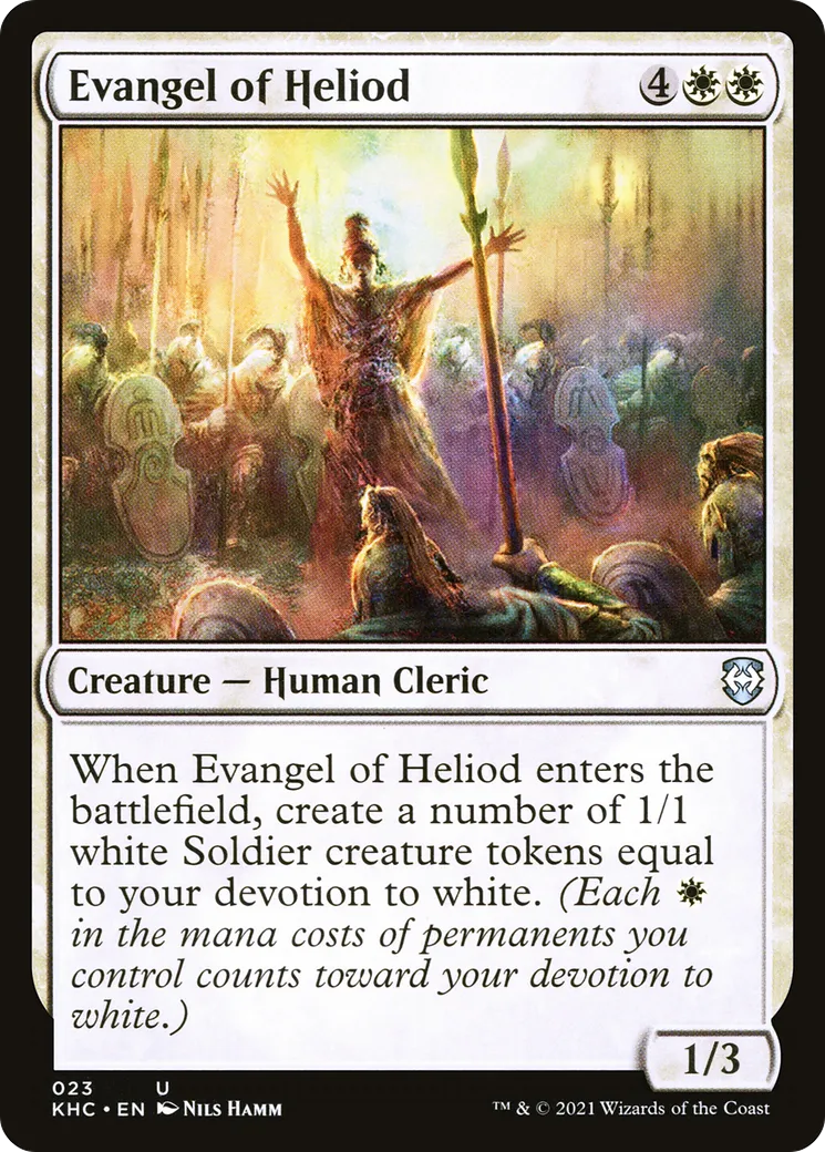 Evangel of Heliod — Kaldheim Commander — Magic: The Gathering