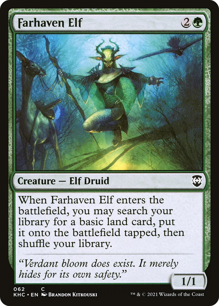 Elfe des horizons lointains — Kaldheim Commander — Magic: The Gathering