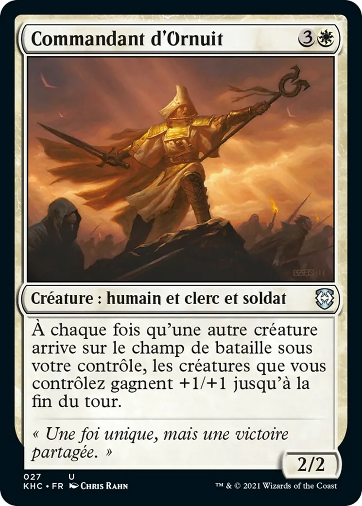 Commandant d'Ornuit — Kaldheim Commander — Magic: The Gathering