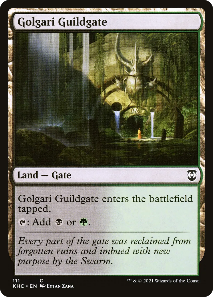 Golgari Guildgate — Kaldheim Commander — Magic: The Gathering