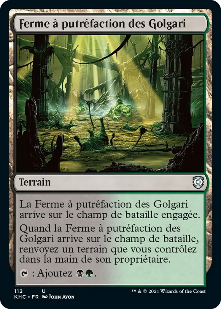 Ferme à putréfaction des Golgari — Kaldheim Commander — Magic: The Gathering