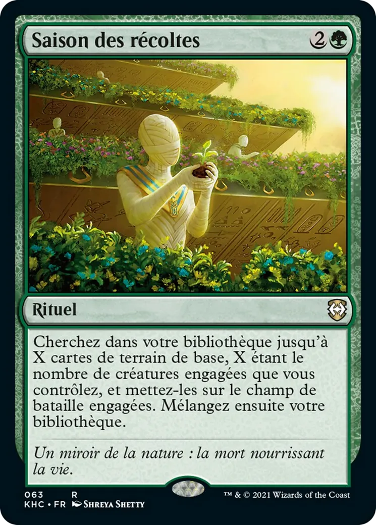 Saison des récoltes — Kaldheim Commander — Magic: The Gathering