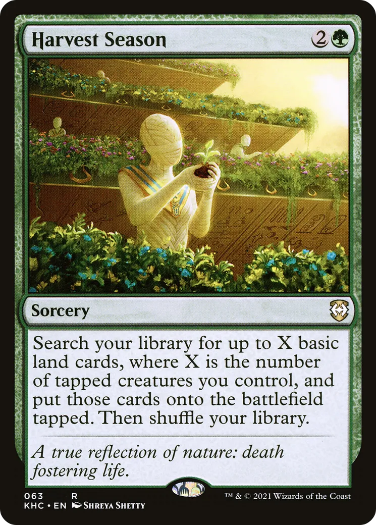 Harvest Season — Kaldheim Commander — Magic: The Gathering
