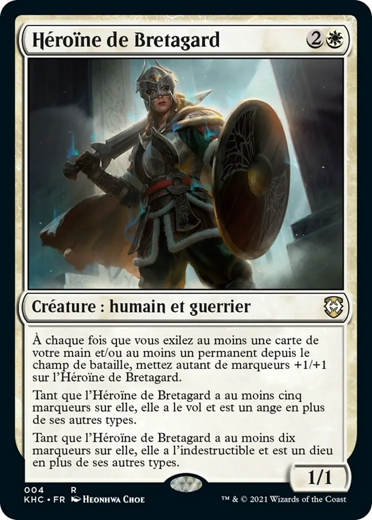 Héroïne de Bretagard — Kaldheim Commander — Magic: The Gathering