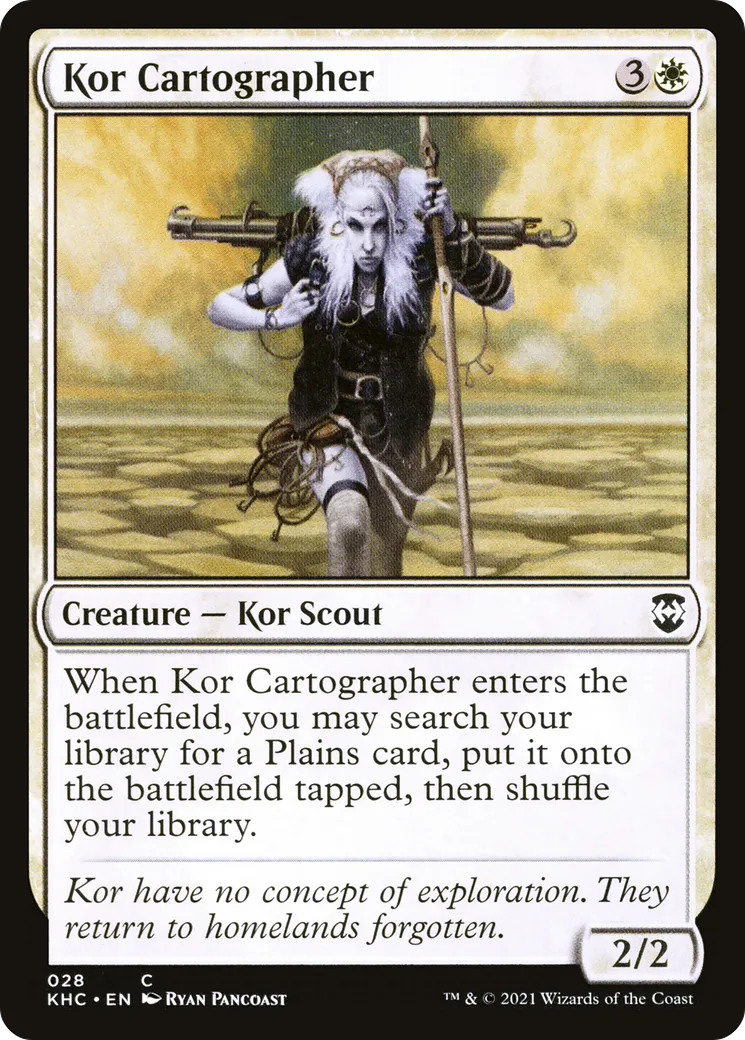 Kor Cartographer — Kaldheim Commander — Magic: The Gathering
