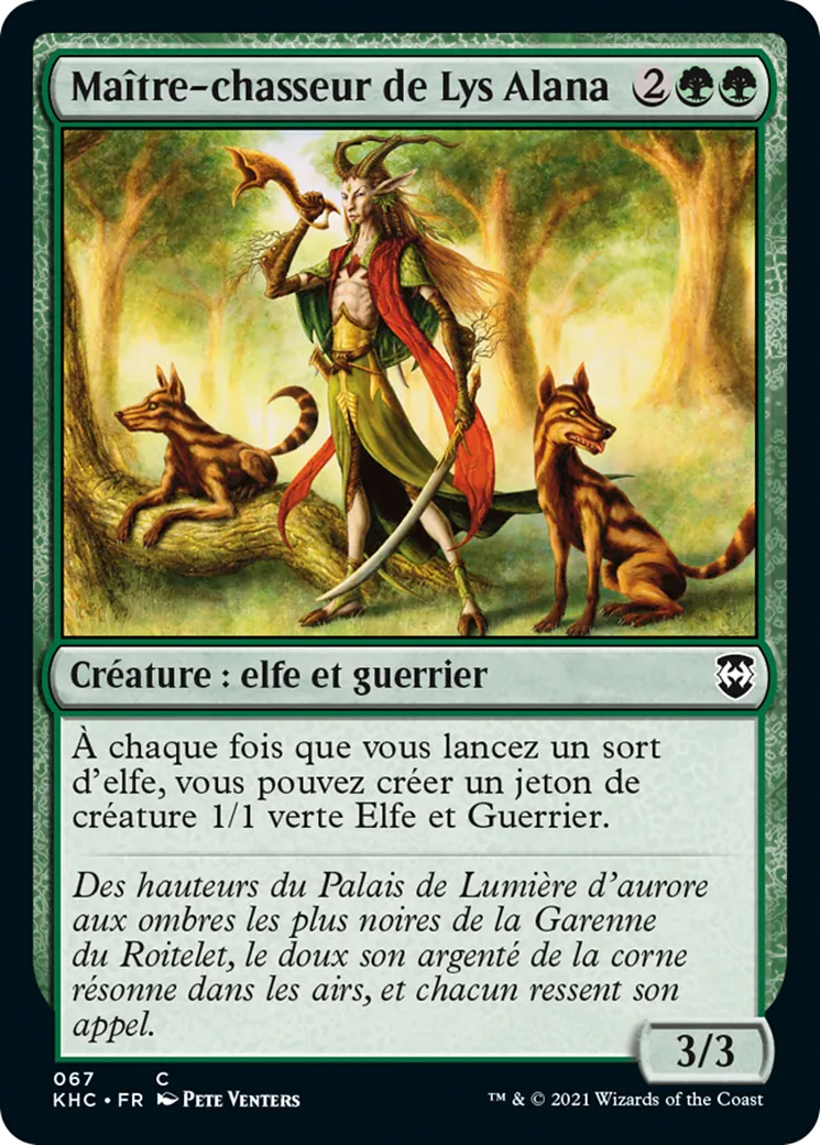 Maître-chasseur de Lys Alana — Kaldheim Commander — Magic: The Gathering