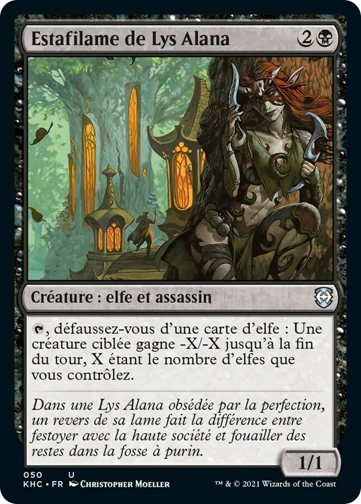 Estafilame de Lys Alana — Kaldheim Commander — Magic: The Gathering