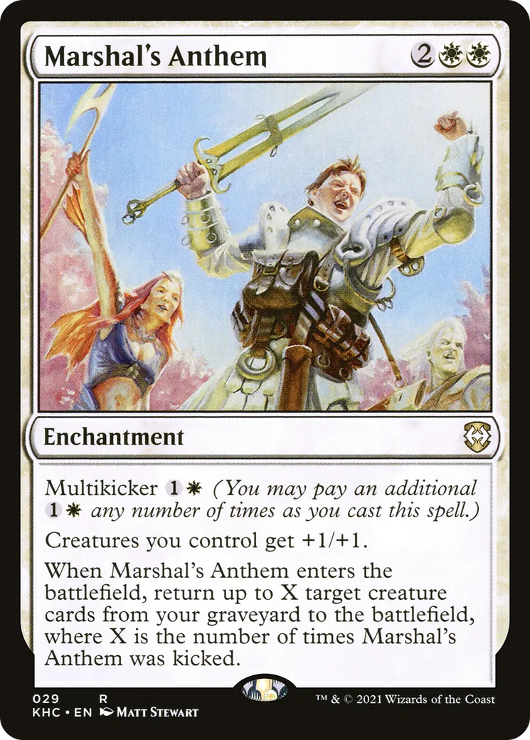 Marshal's Anthem — Kaldheim Commander — Magic: The Gathering