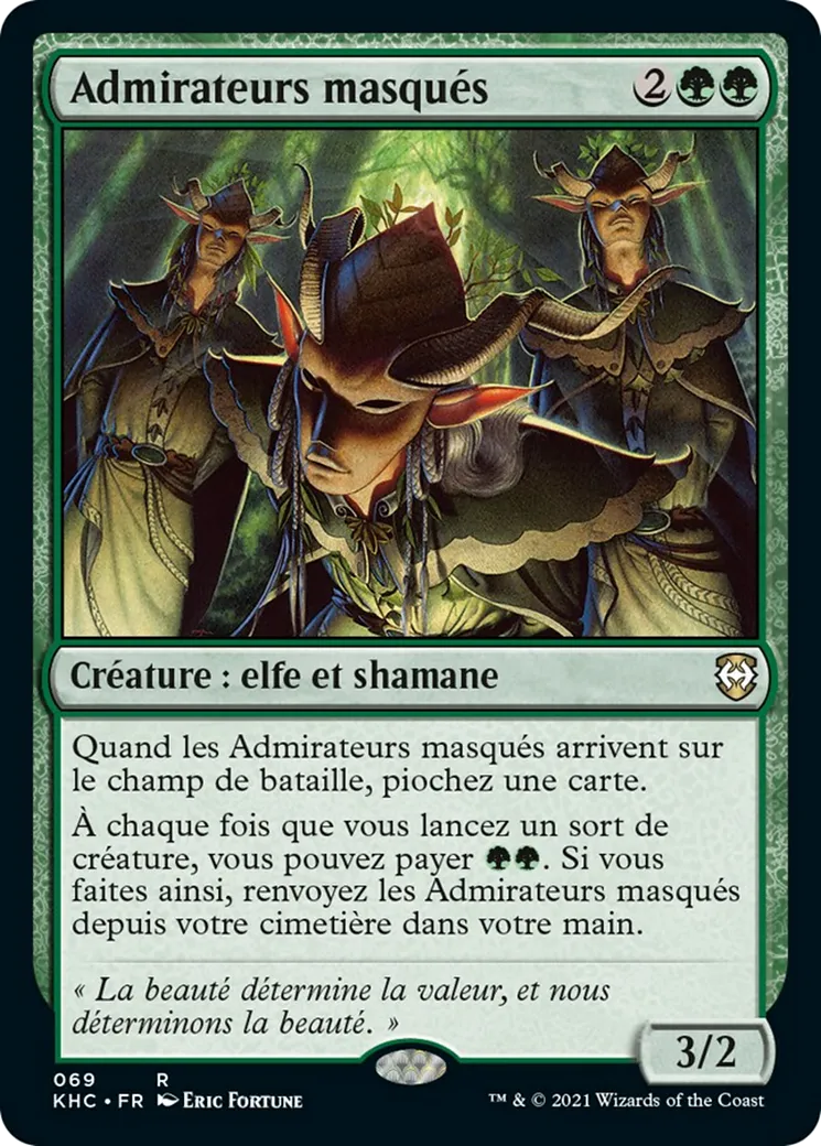 Admirateurs masqués — Kaldheim Commander — Magic: The Gathering