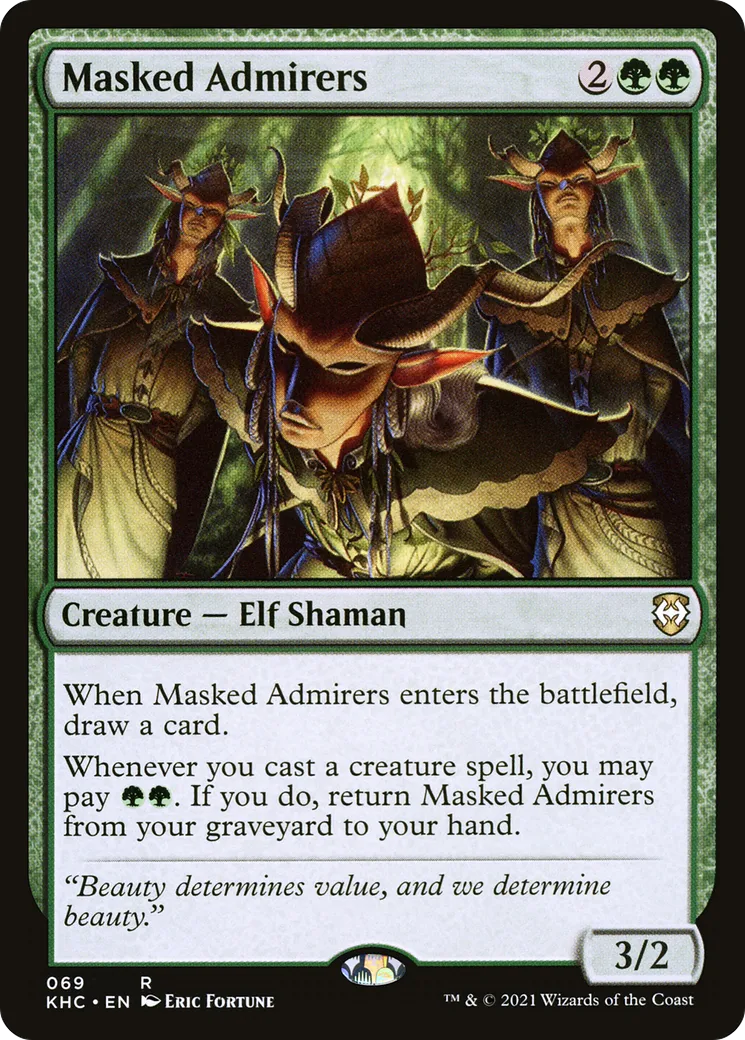 Masked Admirers — Kaldheim Commander — Magic: The Gathering