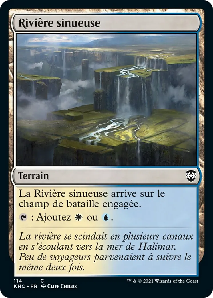 Rivière sinueuse — Kaldheim Commander — Magic: The Gathering