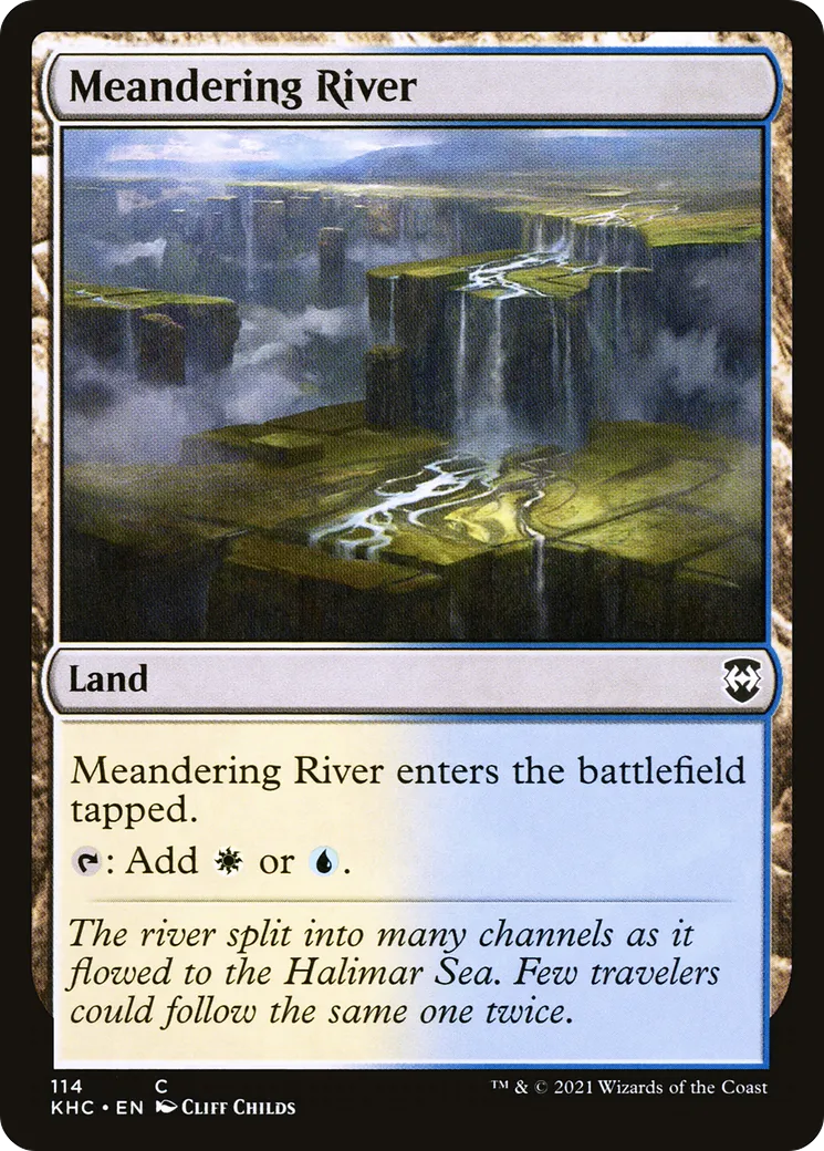 Meandering River — Kaldheim Commander — Magic: The Gathering