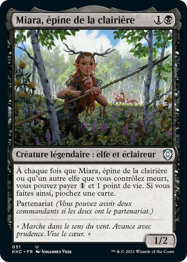 Miara, épine de la clairière — Kaldheim Commander — Magic: The Gathering