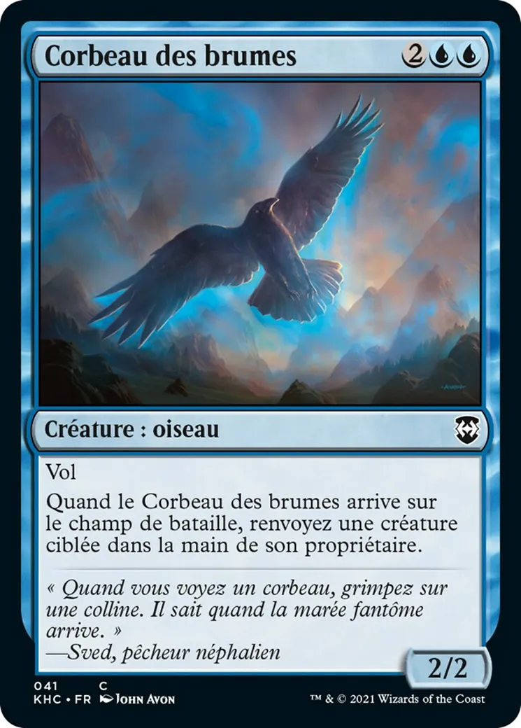Corbeau des brumes — Kaldheim Commander — Magic: The Gathering