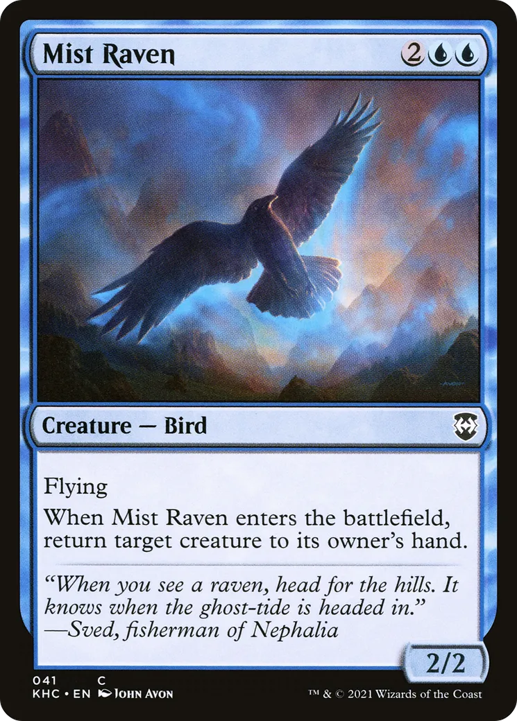 Mist Raven — Kaldheim Commander — Magic: The Gathering