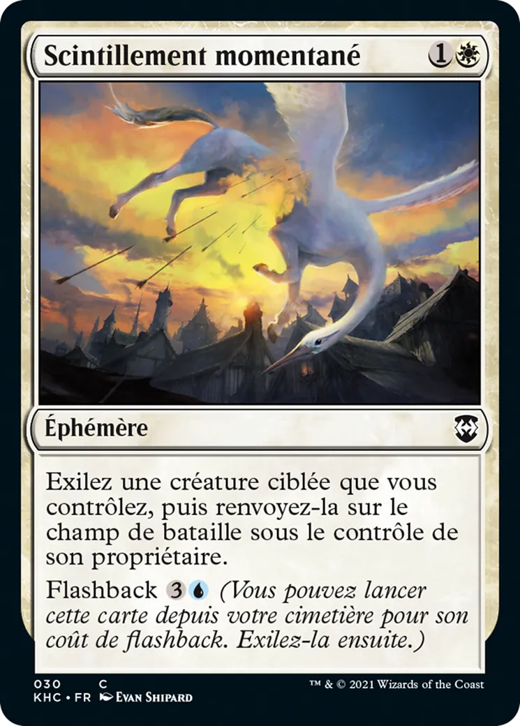 Scintillement momentané — Kaldheim Commander — Magic: The Gathering